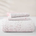 thumbnail image 5 of jejeloiu Pink Sparkling Star Pattern Twin Quilt Set Kids,Dreamy Princess Style Twin Coverlet Set For Girls,2-Piece, 5 of 7