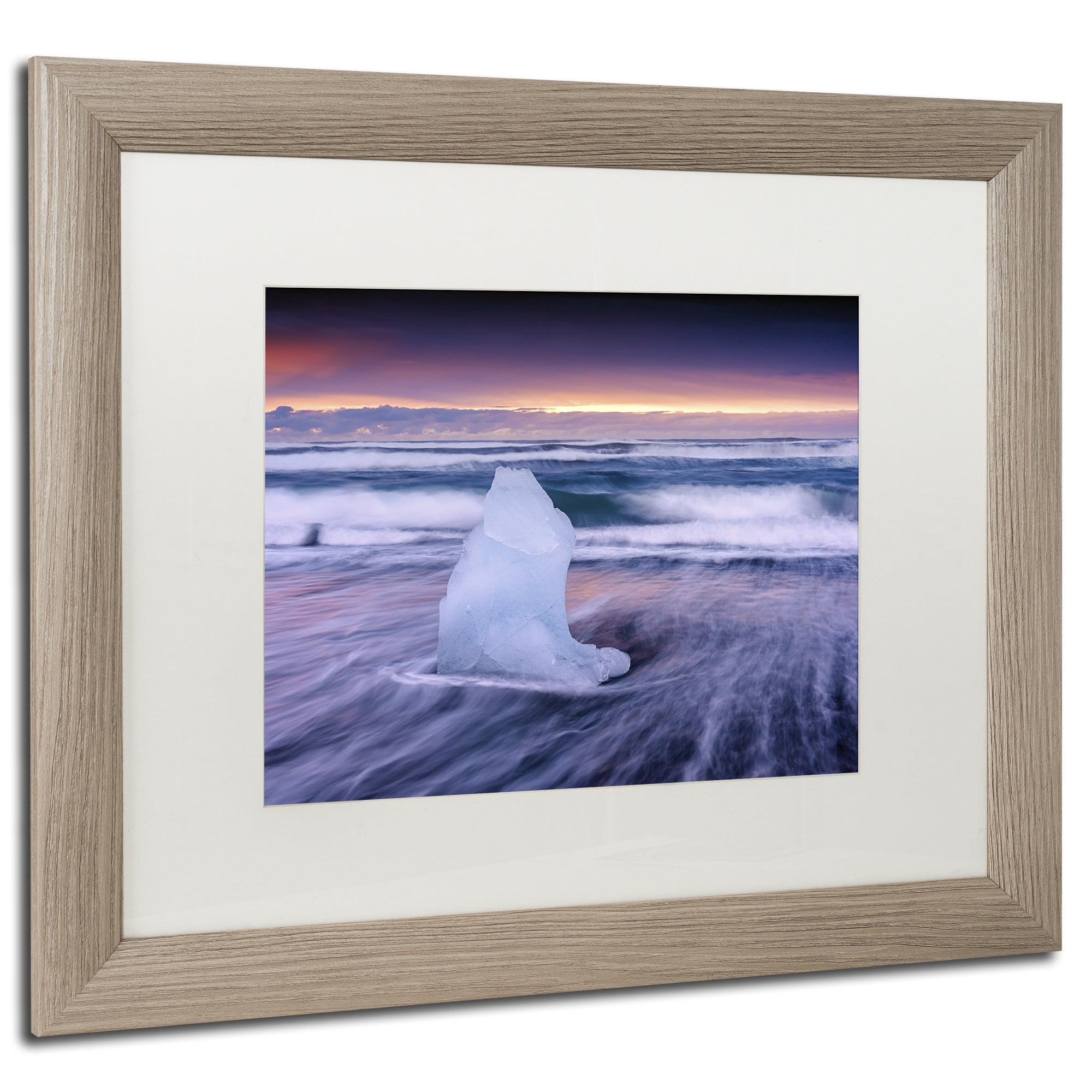 Trademark Fine Art 'Heart' Canvas Art by Nick Bantock, White Matte, Black Frame
