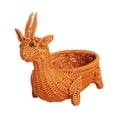 thumbnail image 1 of Siruishop Animal Shape Woven Basket Container Lightweight for Living Room Coffee Table Sheep, 1 of 8
