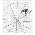 thumbnail image 3 of Ambesonne Halloween Shower Curtain, Gothic Monochrome Animal, 69"Wx70"L, Charcoal Grey White, 3 of 3