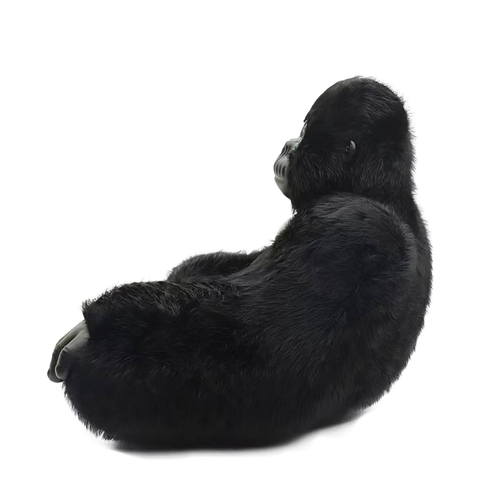 6.56ft Gorilla Inflatable Luxury Sofa Furry Plush Indoor Orangutan Furniture Sofa