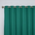thumbnail image 2 of Bkue Nile Mills Modern, Classic Solid Semi Blackout Curtains, Set of 2, 70" x 96", Cerulean Blue, 2 of 11
