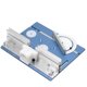 thumbnail image 2 of Mesa de recortado de la máquina Máquina de grabado C8 Juego de placas invertidas Placa de superficie de fresado de aleación de aluminio con respaldo y regla de empuje Accesorio de carpintería, 2 of 8