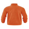 thumbnail image 4 of GrmtClth Mens Fleece Jacket Full Zip Casual Soft Polar Fleece Lined Jacket Coats 2025 Winter Outdoor Long Sleeve Outerwear Jackets with Pockets Saffron XL, 4 of 5