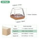 thumbnail image 3 of Uxcell 24-Pack Protectores de Piso para Patas de Silla, Copas de Silicona de 0.86-1.1 Pulgadas, Almohadillas de Muebles de Fieltro, Cubiertas de Patas de Silla [Blanco Transparente], 3 of 7
