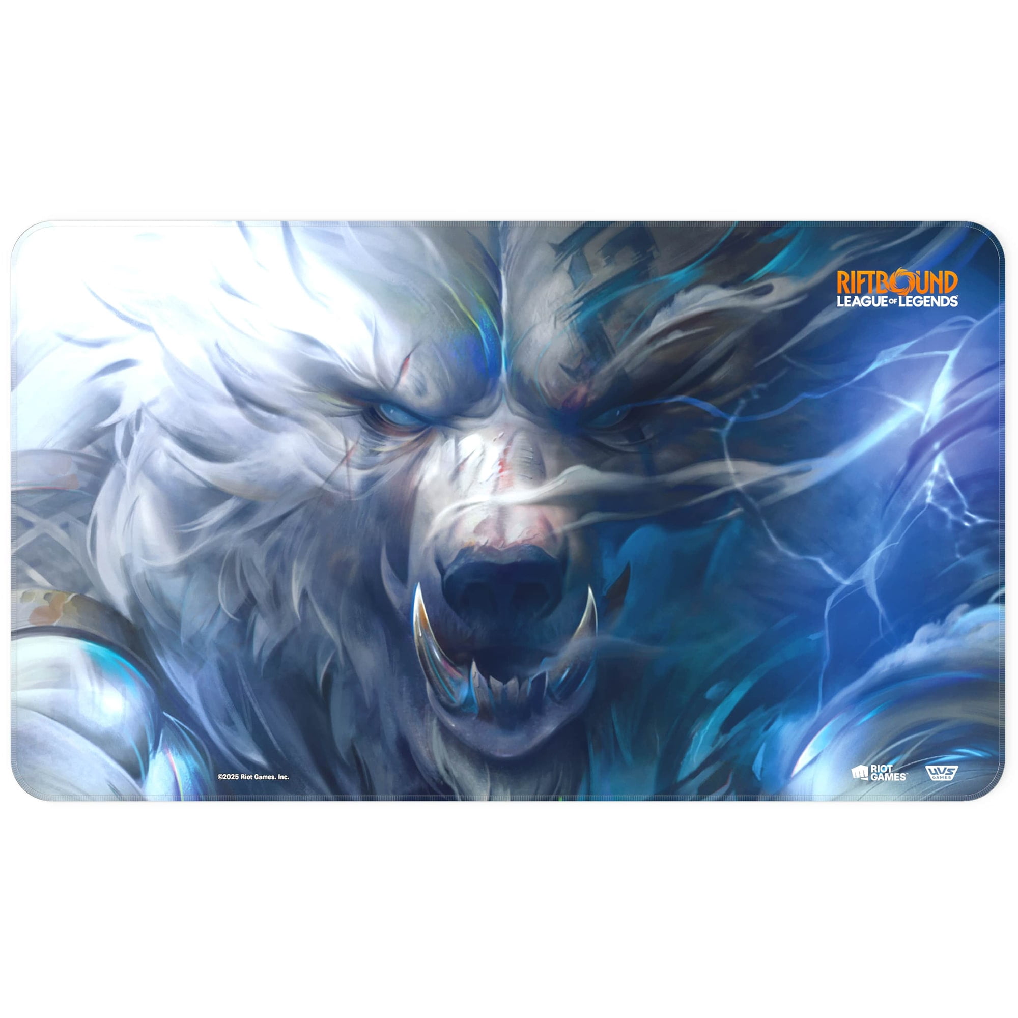 Riftbound: League of Legends: Playmat - Volibear - 24x14" Neoprene Mat, Origins Trading Card Game Accessory, Champion Character Art, Collectible