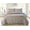 Tan/Blue, variant on Payson Branches King 3-piece Quilt Set Tan/Blue