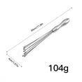 thumbnail image 2 of PENGXIANG Kitchen Stainless Steel Ball Whisk Rust-proof Bead Egg Whipper Handheld Kitchen Blending Tools  M, 2 of 9