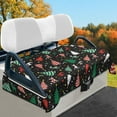 thumbnail image 2 of Yuyamidu Xmas Tree Flannel Golf Cart Seat Covers Reindeer Club Car Seat Cushion Covers for More 2 Person Seats Christmas Warm Golf Cart Seat Towel Blanket, 2 of 8