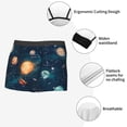 thumbnail image 3 of Honeii Solar System And Planets Print Mens Boxer Briefs Breathable,Boxer Brief for Men, Moisture-Wicking Underwear-Large, 3 of 5