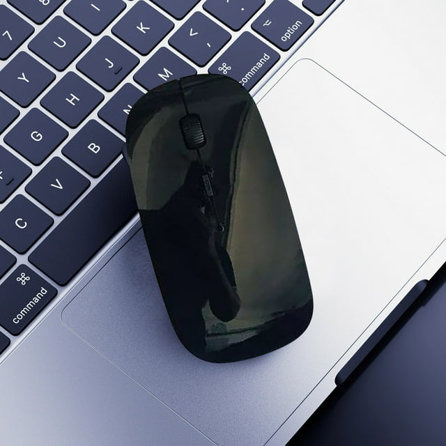 Silent Wireless Ergonomic Mouse Quiet Click 2.4G Connection Compact Lightweight Long Battery Life for Travel Office Use