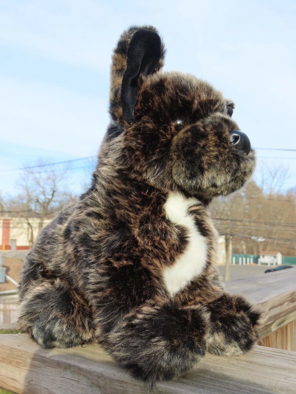 Douglas Cuddle Billie 12" French Bulldog Dog #2052 Plush Stuffed Animal Toy