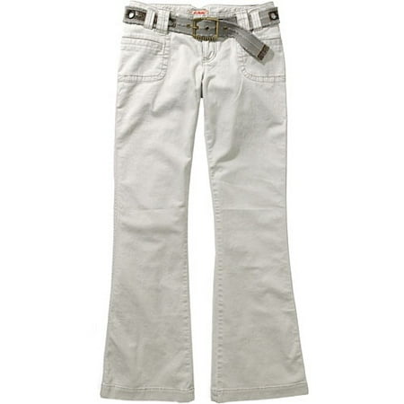 Juniors Surplus Pants with Canvas Belt