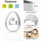 thumbnail image 4 of Cookie Cutter Easter 8Pcs - Mini Linzer Stainless Steel Biscuit Baking Cutters, 4 of 5