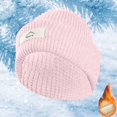 thumbnail image 1 of Chapeau d'Hiver à Capuche pour Enfants Chaud en Laine Tricotée Résistant au Froid, 1 of 3