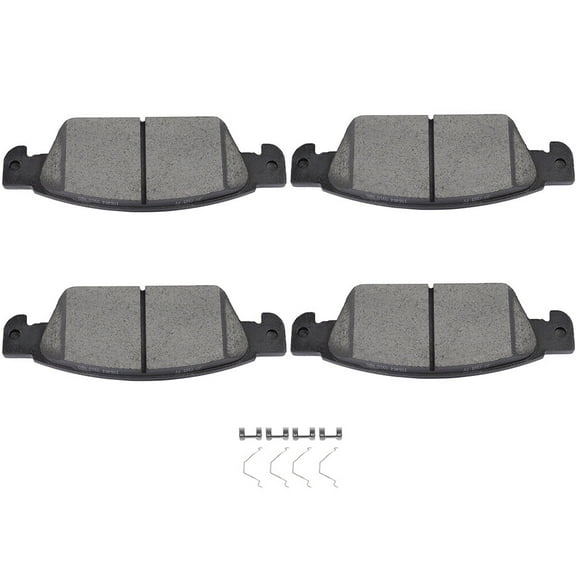 SCITOO D1287-8404 Front Brake Pads Fit For 2010-2015 For Chevrolet Camaro 2011-2017 For Chevrolet Caprice