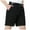 Black, variant on WERYOUNG Mens Business Casual Suit Shorts Loose Mens Cotton Trousers Stylish Trunks, White, XXXL/40