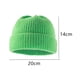 thumbnail image 2 of Gorro de punto cálido para otoño e invierno de Bienvenido Baby, gorro de lana de fibras acrílicas de color puro para niños, 2 of 5