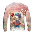 thumbnail image 2 of Happy Valentine’s Day Adorable Labrador Retriever Puppy Holding Heart Balloon All Over Print 3D Sweatshirt Unisex Merch Lab Dog Lover Gifts - 00030, 2 of 6