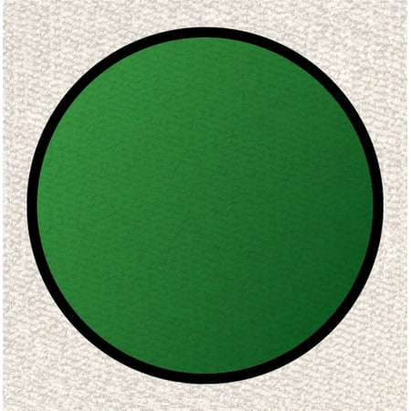 Cut Pile Rug in Solid Green 6’6” 
