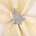 thumbnail image 5 of Wovilon Christmas Tree Napkin Rings Alloy Tray Napkin Rings Metal Crafts Festive Items Fine Workmanship, 5 of 6