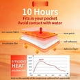 thumbnail image 3 of Hand Warmers - 90 Packs Hot Hands Disposable Heat Pad, Hot Hands Hand Warmers, Up to 10 Hours of Safe and Continuous Heat,  for Camping, Outdoor Skiing, Fishing Ideal for Outdoors and Travel., 3 of 6