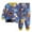 Blue, variant on Boys Long Sleeve Pajamas Kids & Toddler Boys Pajamas 2 Piece Pjs Set Cotton Sleepwear Size 4T 5T (AG,4-5 Years)