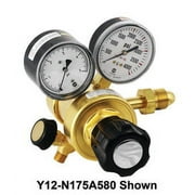 Airgas Two Stage Brass 0.06 - 2 psi Ultra Low Delivery Pressure Cylinder Regulator CGA-580