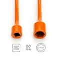 thumbnail image 3 of STEELMAN 50063 80 Foot-Pound 1/2-Inch Drive x 21mm Torque Stick, Orange, 3 of 6