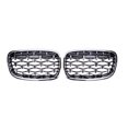 thumbnail image 1 of Car Silver Front Middle Grille Grill Replacement for X5 E70 / X6 E71 2008-2013, 1 of 5