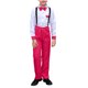 thumbnail image 1 of Odeerbi Niños 3 Pcs Caballero Traje Formal Vestido Camisa + Pantalones de Traje de Suspensión + Corbata de Arco Escenario Rendimiento Trajes Conjunto, 1 of 4