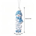 thumbnail image 2 of Szubyfq Christmas Snowman Hanging Ornaments 3.15 Inch, Reusable Shatterproof Xmas Decorations, Lovely Snowman Christmas Hanging Decor for Xmas Tree, Car, Home, Christmas Gift, Christmas Decoration, 2 of 5