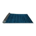 thumbnail image 2 of Ahgly Company Indoor Square Abstract Light Blue Contemporary Area Rugs, 6' Square, 2 of 4