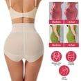 thumbnail image 5 of Shapewear Panties For Women Tummy Control High Waisted Butt Lift Body Shaper Underwear Seamless Panty Girdle, 5 of 6