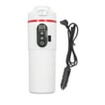 thumbnail image 2 of Portable Smart Car Kettle Cup 500ml, 12V-24V Electric Water Heater, Efficient Heating with Vertical Pattern Style, Insulation Function for Tea, Coffee, Noodles, 2 of 8