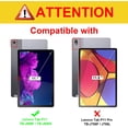 thumbnail image 2 of Epicgadget Case for Lenovo Tab P11 11 Inch Tablet Model: TB-J606F/TB-J606X (2020 Released) - Lightweight Slim Shell Tri-fold Stand Auto Wake/Sleep Folio Cover Case (Galaxy), 2 of 5