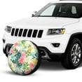 thumbnail image 2 of Kll Tropical Flowers Tire Cover,Universal Wheel Tire Cover For Trailer, Rv, Suv, Truck,Camper And Many Vehicle,(14 Inch), 2 of 7