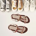 thumbnail image 4 of CRILSTYLEO 1Par Sandalias Estilo Boho Beige Cómodas Y Con Suela Antideslizante Para Vacaciones, 4 of 8