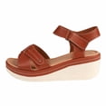 thumbnail image 2 of Plataforma Para Mujer CASTALIA 145-174 Tan Velcro Ajustabl, 2 of 3
