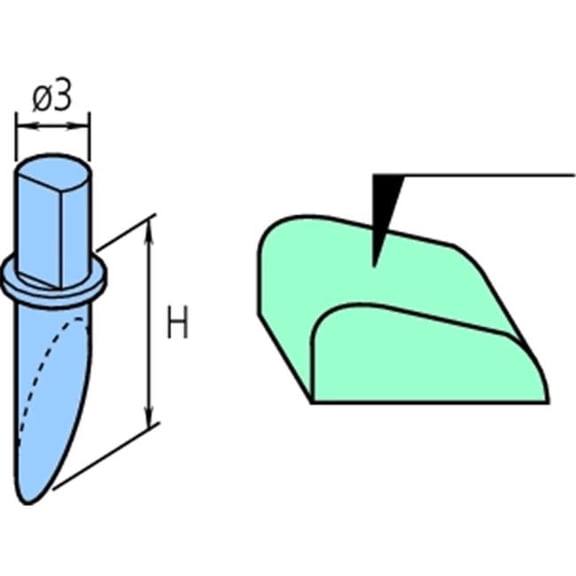SPH-91 Single Bevel Stylus