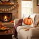 thumbnail image 4 of Thanksgiving Pillow Covers 17.7x17.7 Inches Fall Pumpkin Decorative Pillow Cases With Soft Fabric Hidden Zipper For Home Decor, 4 of 6