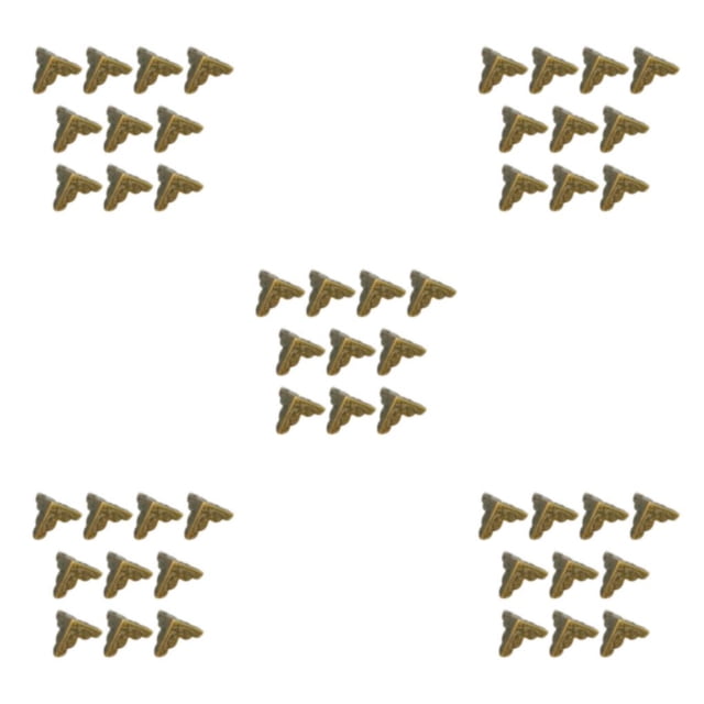 Kenally 10 piezas cubierta de esquina de armario borde de Metal Protector decoración Type2 NO2