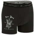 thumbnail image 4 of Ed Hardy Mens 3-Pack Microfiber Boxer Briefs, Breathable Athletic Print Boxers, Multicolor Male Underwear, X-Large, 4 of 6