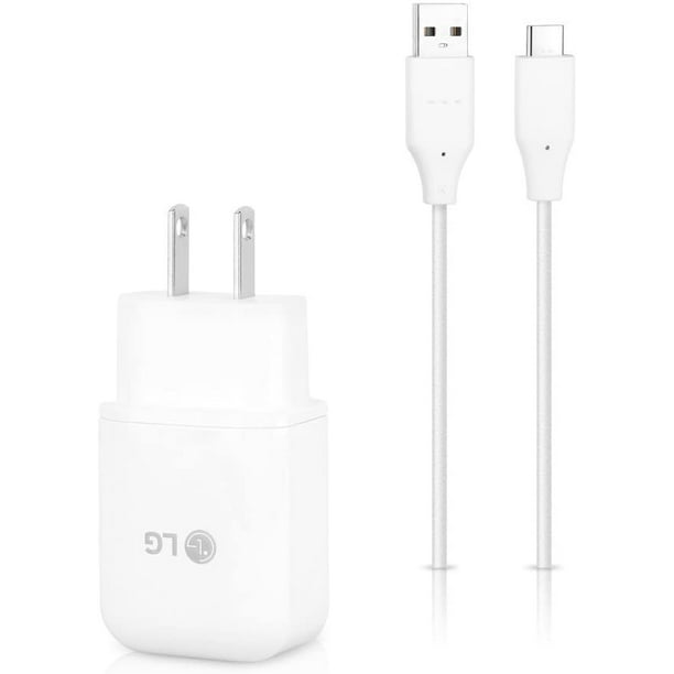 LG Velvet 5G Genuine Fast Charging Wall Charger & Type C Cable