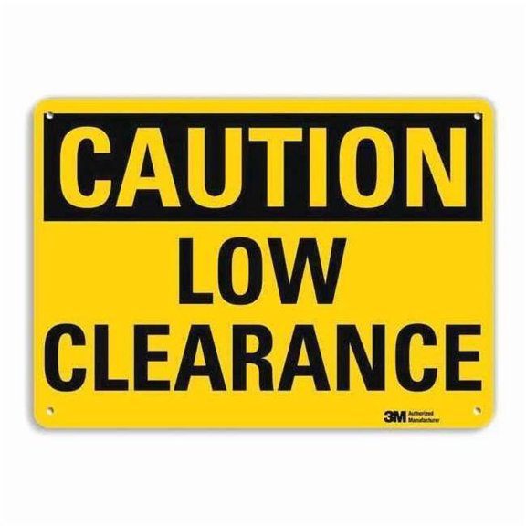 Lyle Safety Sign,10 inx14 in,Aluminum U4-1512-RA_14X10