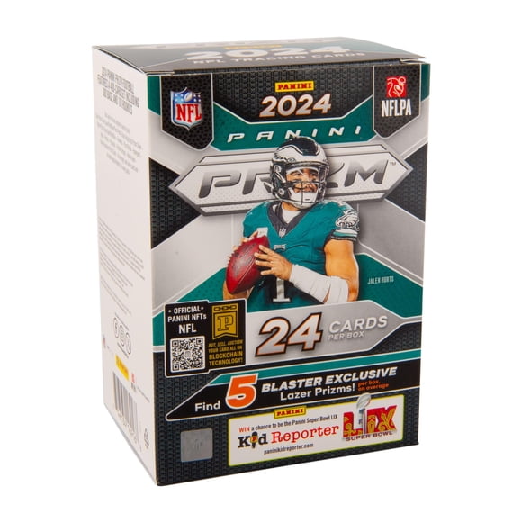 Tarjeta coleccionable Panini Prizm Football 2024 Blaster Box