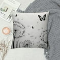 thumbnail image 2 of Nawypu  Pillow Covers Set of Dandelion Butterfly Black Throw Pillow Covers  Decorative Pillow Covers for Couch Bed Chair Outdoor, 2 of 5