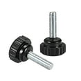 thumbnail image 3 of Uxcell M6 x 20mm Male Thread 21mm Round Head Knurled Clamping Knobs 12 Pack, 3 of 5