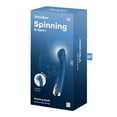 thumbnail image 4 of Satisfyer Spinning G-Spot 1 | Vibrating Dildo with Rotating Tip | G-spot Stimulation | Waterproof (IPX7) | Rechargeable Battery | Skin-Friendly Silicone (Blue), 4 of 6