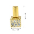 thumbnail image 4 of Unique Bargains 1 Pc Elegant Spray Perfume Bottles for Bathroom 0.33oz Gold Tone, 4 of 6